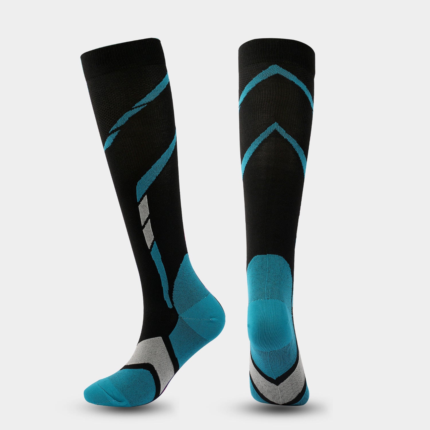 Diamond Twill Colorful Compression Socks