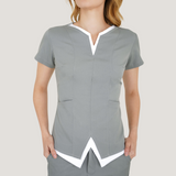 Women's W Neck Scrub Top