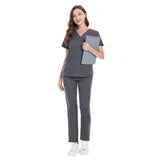 Adelaide V-neck Two-Pocket Scrub Top