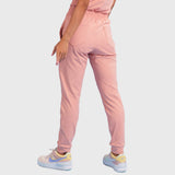 Women's Sporty Elastic Waist Scrub Pant