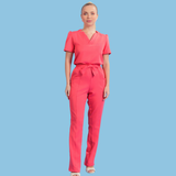 Women's Slim V-neck Scrub Top