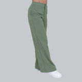 Women's Four Pockets Wide Leg Scrub Pants