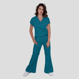 Women's Loose Six Pockets Scrub Pants