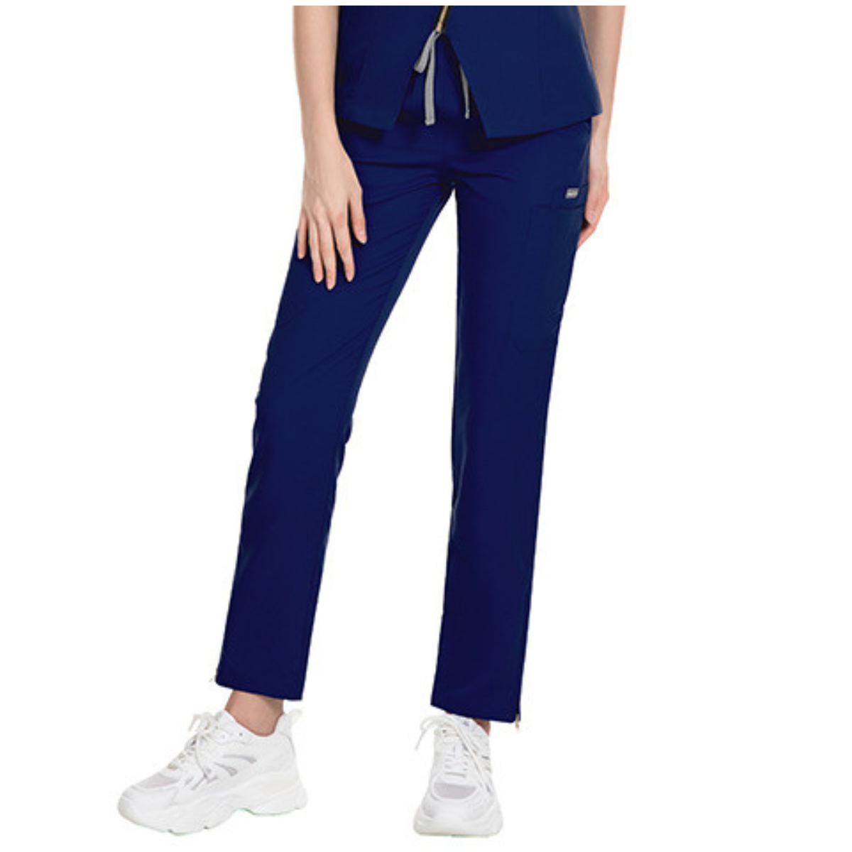 Bid Eight-Pocket Straight Scrub Pants