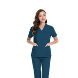 Alexis V-neck Five-Pocket Scrub Top