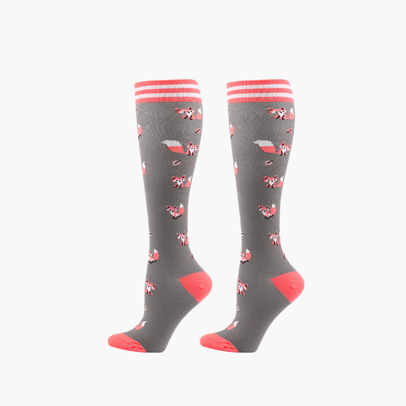 Cute Animal Colorful Compression Socks