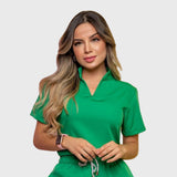 Women's High V Neck Scrub Top