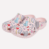 Unisex Breathable Non-slip Printed Surgical Shoe