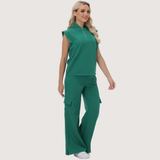 Women's Cargo Scrub Pant with Stylish Tailoring Details