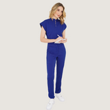 Women's Slim Six Pockets Scrub Pants