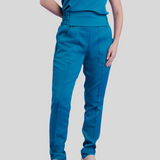 Women's Elastic Waist Slim Fit Scrub Pant