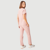 Women's Elastic Waist Three Pockets Scrub Pant