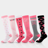 Colorful Ribbon Compression Socks