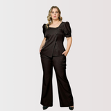 Women's Flared Style Modern Fit Scrub Pant