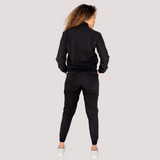 Women's Six Pockets Elastic Waist Cuffs Scrub Pant