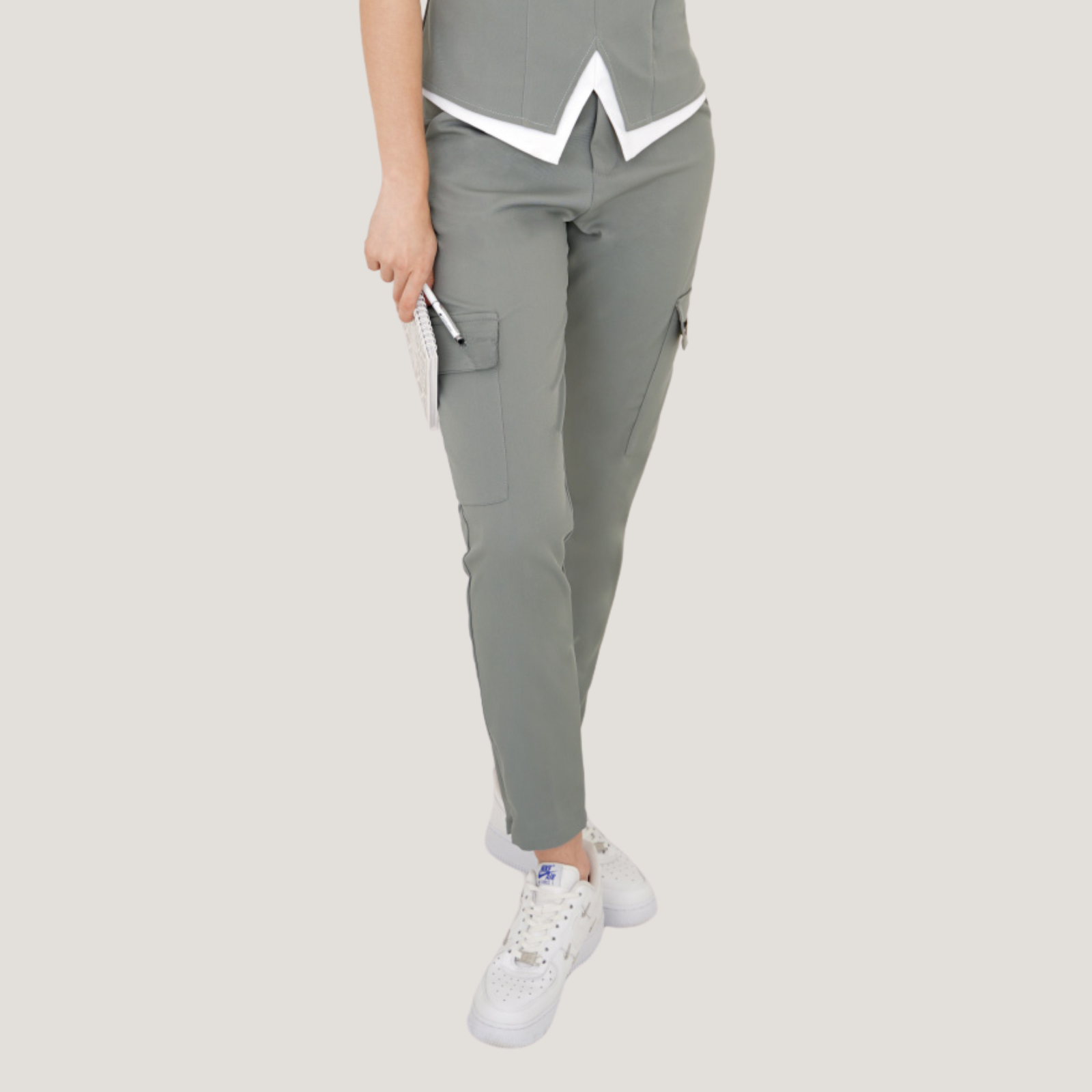 Women's Six-Pocket Slim Scrub Pants