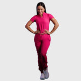 Women's Elastic Waist Cuffed Scrub Pant