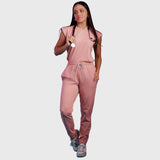 Women's Sporty Elastic Waist Scrub Pant