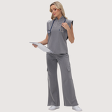 Women's Cargo Scrub Pant with Stylish Tailoring Details