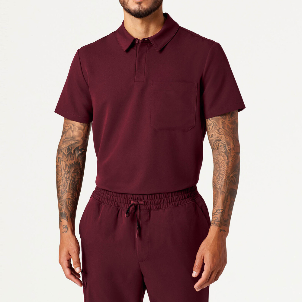 Men's One-Pocket Classic Scrub Top