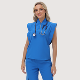 Women's Thin Waist Slim Fit Scrub Top