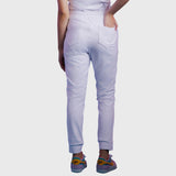 Women's Sporty Elastic Waist Scrub Pant