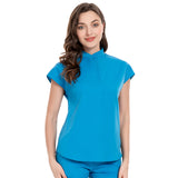 42024-T Mandarin Collar Scrub Top