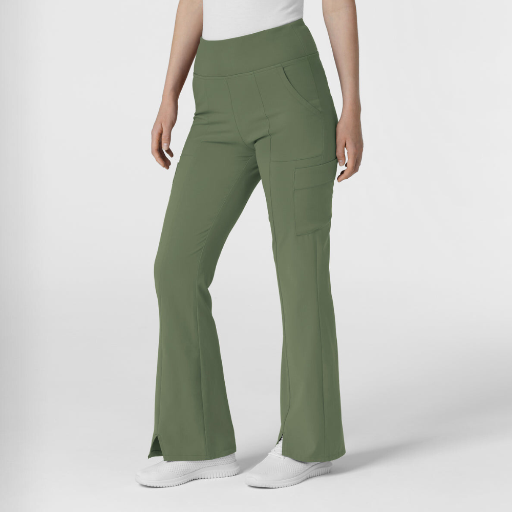 Women's Cargo Flare Scrub Pant