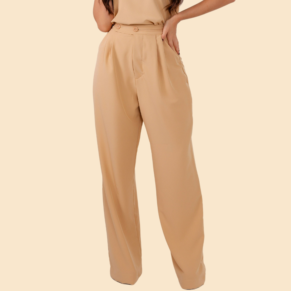 Women's High-waisted Palazzo Scrub Pant