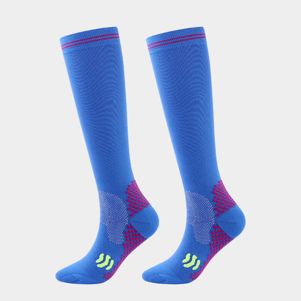 Unisex Multicolor Sports Calf Compression Socks