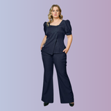 Women's Flared Style Modern Fit Scrub Pant