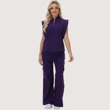 Women's Thin Waist Slim Fit Scrub Top