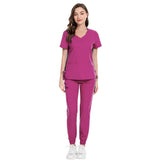 V-neck Slim Fit Scrub Top