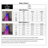 Women's Backless Strappy Gradient Suspender Long Skirt