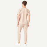 Men's Ribbed Leg Three Pockets Scrub Pant