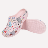 Unisex Breathable Non-slip Printed Surgical Shoe