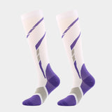 Diamond Twill Colorful Compression Socks