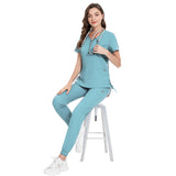 V-neck Slim Fit Scrub Top