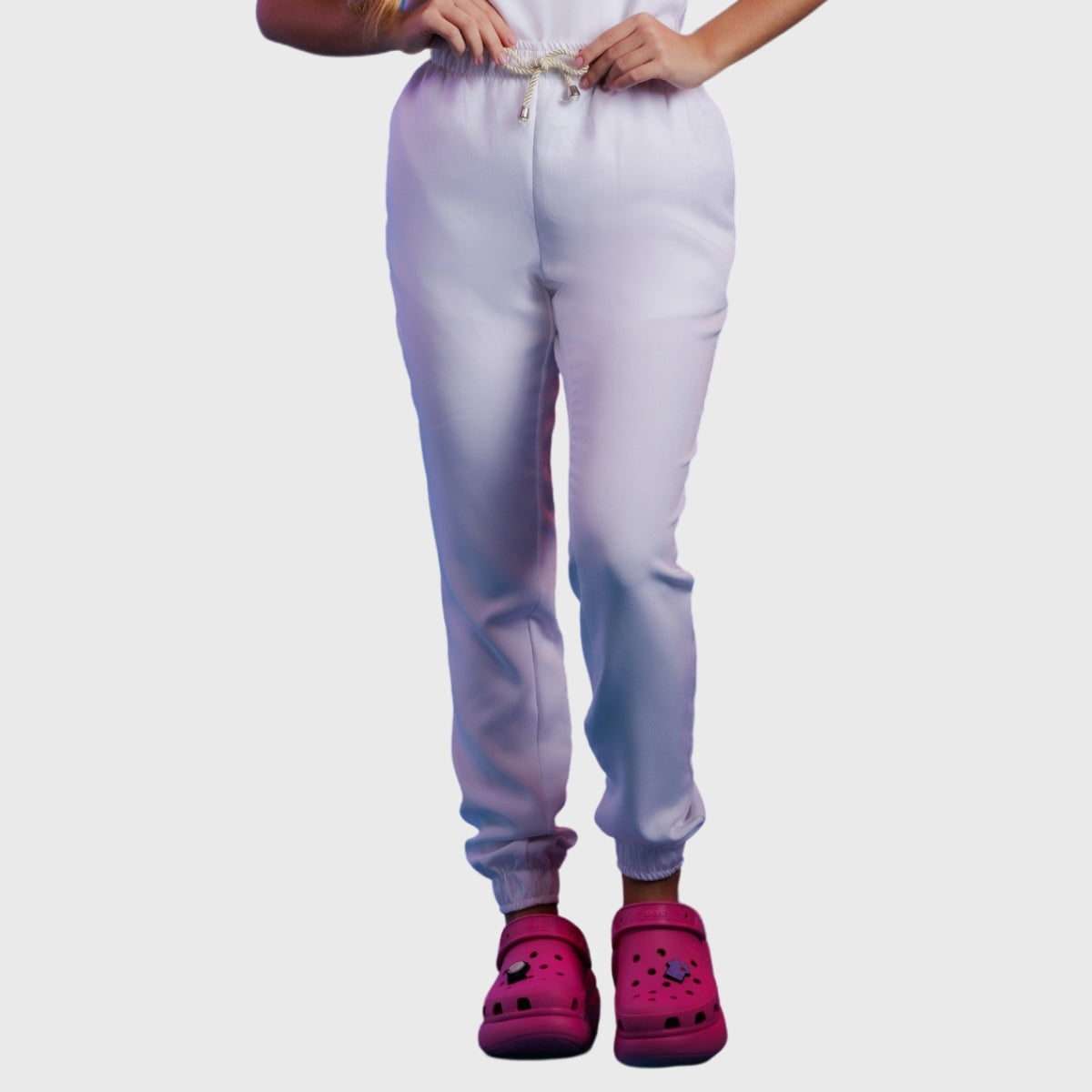 Women's Elastic Waist Cuffed Scrub Pant