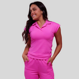 Women's Slim Fit Sport Scrub Top