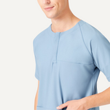 Men's Raglan Sleeve Three Pockets Scrub Top