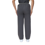 Beata Six-Pocket Straight Scrub Pants with adjustable drawcord and vibrant design.