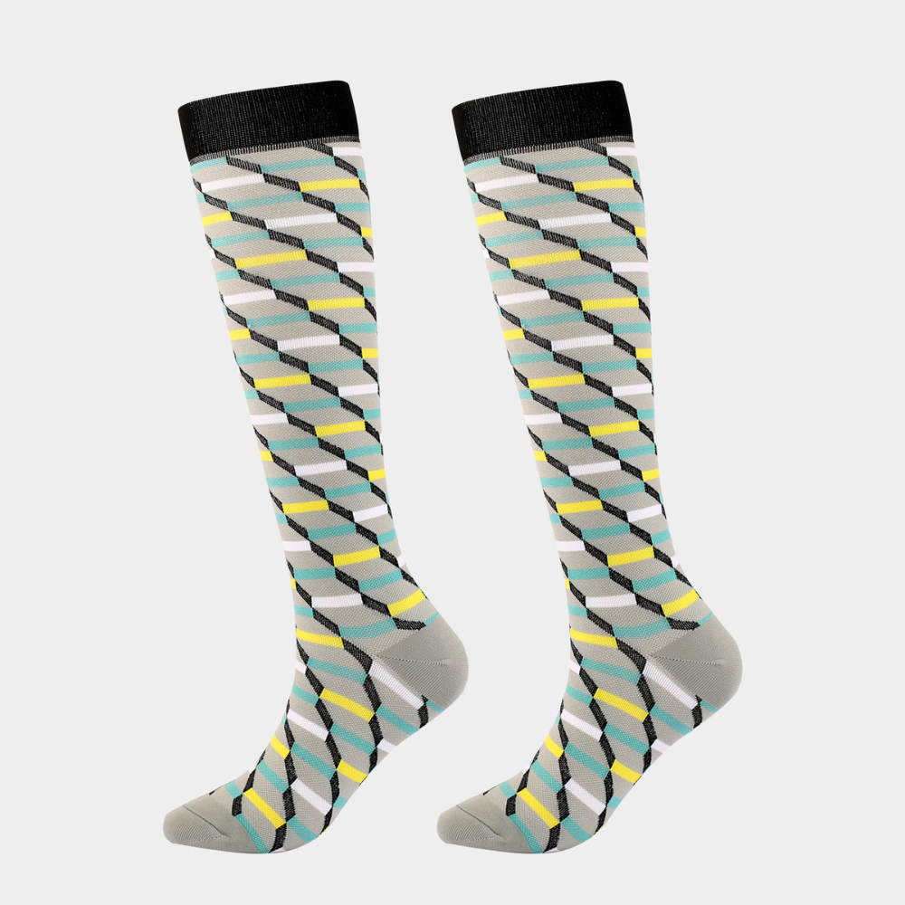 Multi-color Non-slip Breathable Long Compression Socks