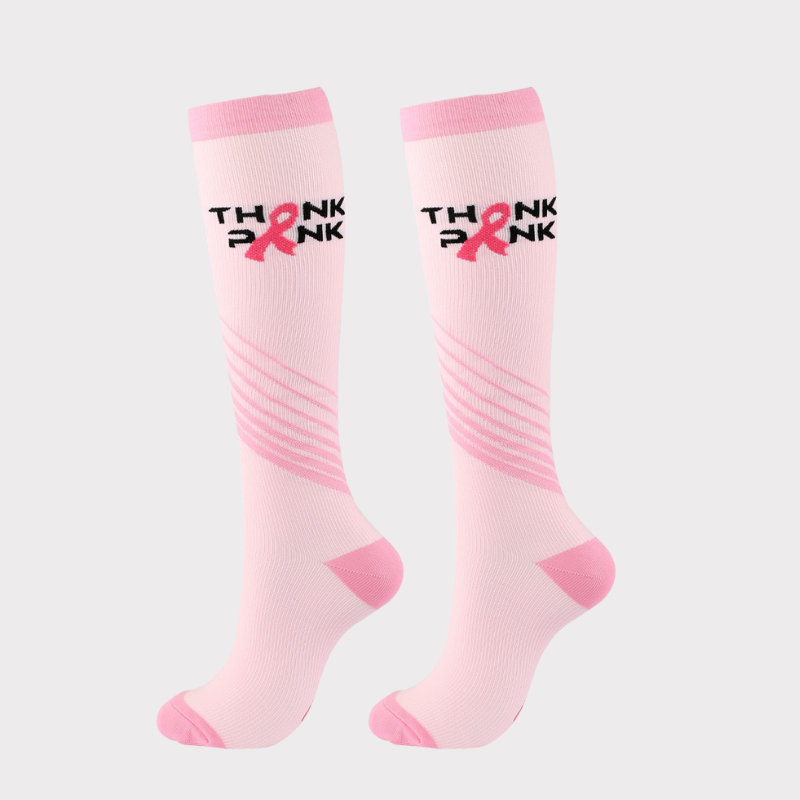 Colorful Ribbon Compression Socks