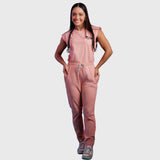 Women's Sporty Elastic Waist Scrub Pant