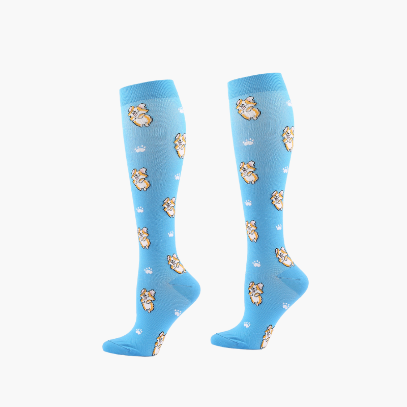 Cute Animal Colorful Compression Socks