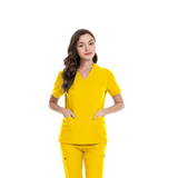 Alexis V-neck Five-Pocket Scrub Top