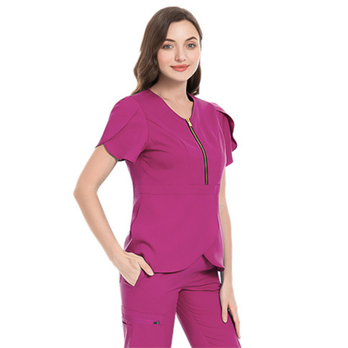 Ada V-neck Scrub Top