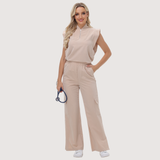 Women's Cargo Scrub Pant with Stylish Tailoring Details