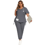 Alex Heart-neck Scrub Top